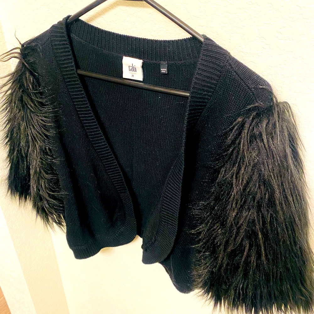 Cabi Faux Fur Shawl